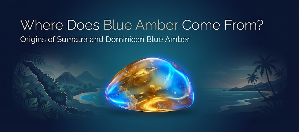 Where does blue amber come from