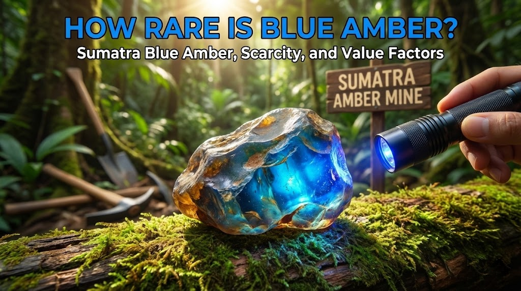 Is blue amber rare?