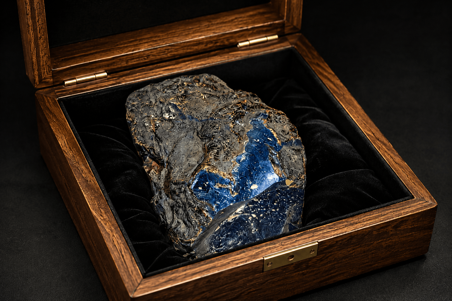 What is blue amber